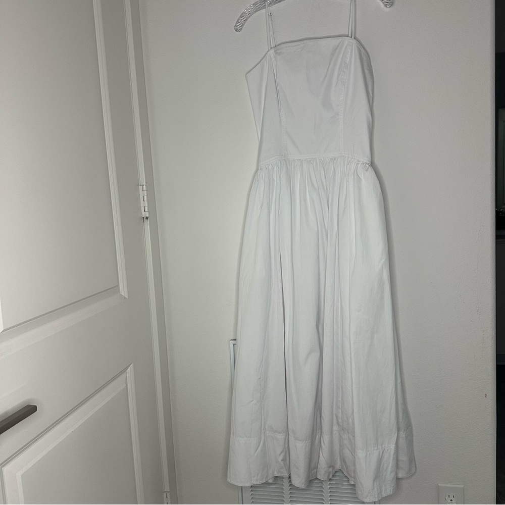 NWT Madewell White Spaghetti-Strap Maxi Dress, size 4 - Picture 3 of 12